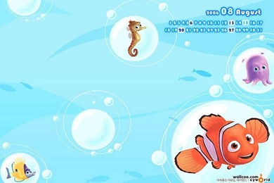 August Wallpapers   Cute CG Illustration Wallpapers14   Wallcoo.net