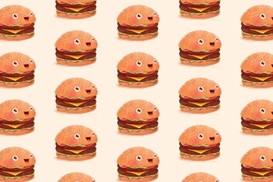 Cute Happy Burgers Ask.fm Backgrounds   Food Wallpapers