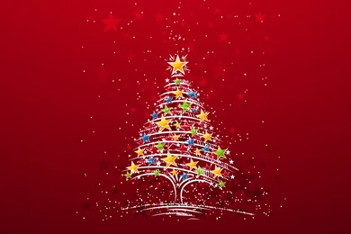 Colorful Christmas Tree Wallpapers