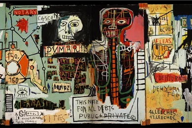 Jean Michel Basquiat   "Notary", 1983 [1366x664] : ArtPorn