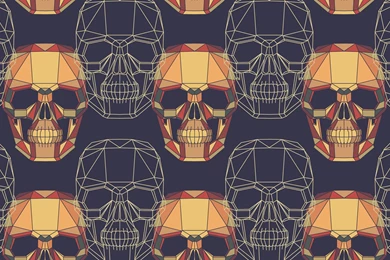 Geometric Wallpapers Baroque Style Pattern