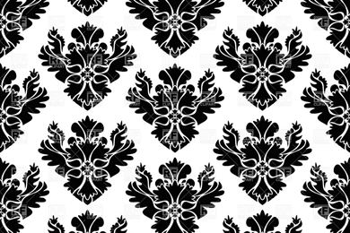 White And Black Damask Wallpapers   Wallpapers Zone