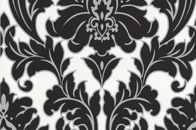 Beautiful Majestic Black White Damask Wallpapers