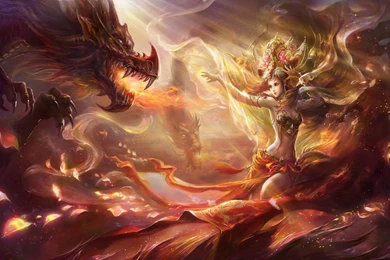 Enchanted Dragon >> HD Wallpaper, Get It Now!