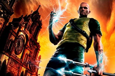 Download 1680x1050 InFamous 2 Cole MacGrath With Amp Wallpapers