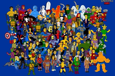 The Simpsons Characters   Wallpaper.