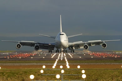 Boeing 747 300 Taxiing On Runway Set To Takeoff Aircraft Wallpapers