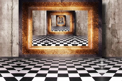 MIRROR ROOM WALLPAPER   (