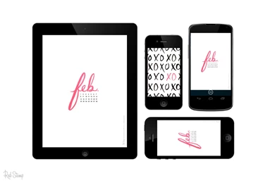 February 2015 Free Calendars And Wallpapers   Red Stamp