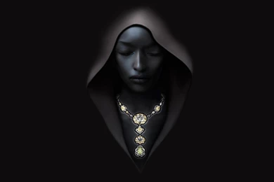 A Girl In A Hood On A Black Backgrounds Wallpapers And Images ...