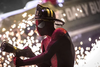 Download Spider Man Firefighter Wallpapers For Samsung Galaxy Tab