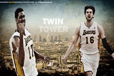Andrew Bynum And Pau Gasol By Pllay1 On DeviantArt