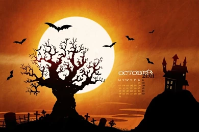 Desktop Wallpapers Calendar: October 2011 « Freebies « Om Net Solution