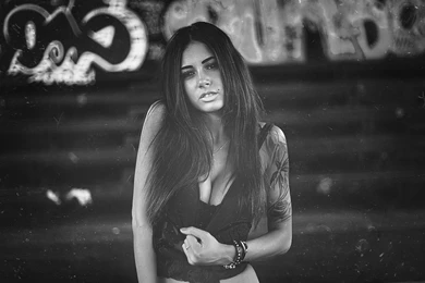 Hot Girl With Tattoo