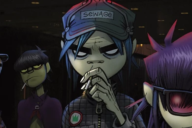 Download Wallpapers 2560x1024 Gorillaz, Band, Members, Image ...