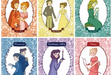 Jane Austen Novels Cover Design By ChihAriel On DeviantArt