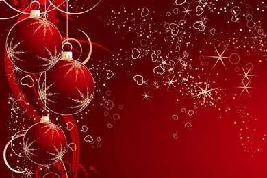 My Free Wallpapers   Abstract Wallpapers : Red Christmas
