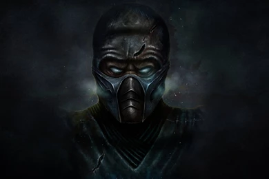 Mortal Kombat Ninja Sub zero Mask Sub zero Dark Backgrounds Cool HD ...