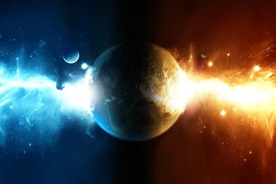 Wallpaper: Fire In Space Wallpapers