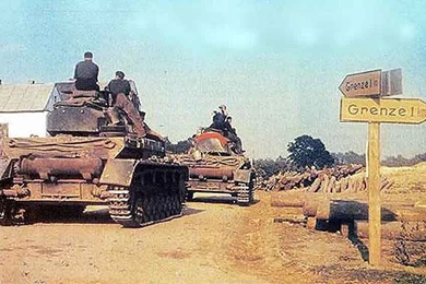 Army Reinforcements On The Polish Border   Historical German World ...