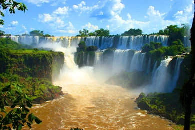 Big And Lovely Waterfall Wallpapers   1680x1050   2195224