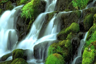 Scotland: Island Of Skye Little Falls － Landscape Wallpapers ...