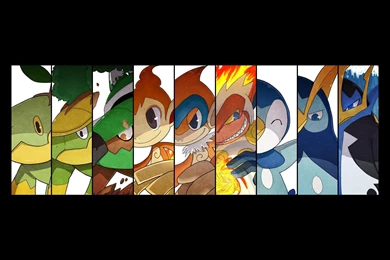 Custom Resize Pokemon Turtwig Grotle Torterra Chimchar Monferno ...