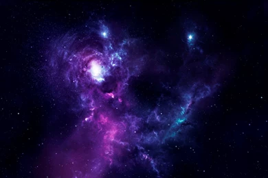 Full HD Wallpapers + Blue, Purple, Space, By Sami Mattila, Evera ...