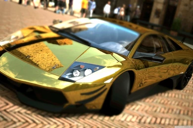 Lamborghini Murcielago LP670 4 SV Gold HD Desktop Wallpapers : High ...