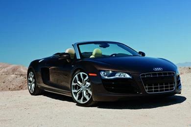 Black Audi R8 Spyder HD Car Wallpapers