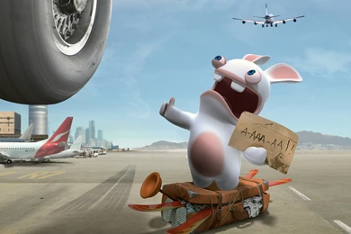 Funny Airplane Hitchhiker HD 3D Wallpapers
