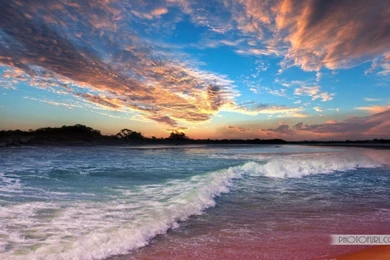 Beautiful Beach Sunset Winter Wallpapers