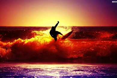 YouWall   Sunset Surfer Wallpapers   Wallpaper,wallpapers,free ...