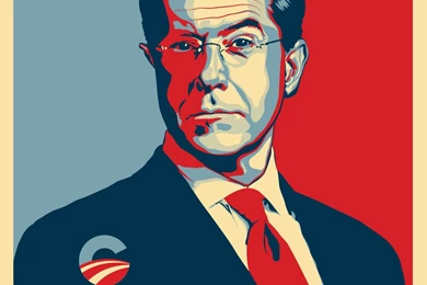 Stephen Colbert Atop An Eagle By SharpWriter On DeviantArt