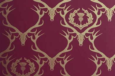 Deer Damask Wallpapers By Barneby Gates