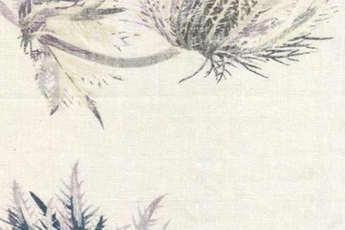 Spohie's Thistle Linen Curtain Fabric