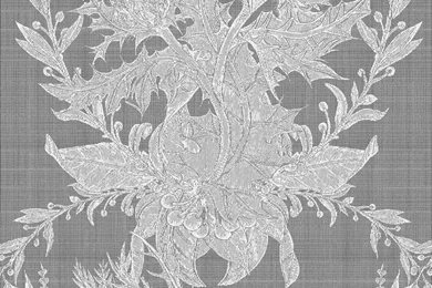 Timorous Beasties Fabric   Thistle Lace Fabric