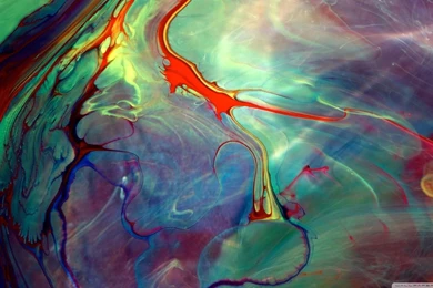 Mixed Paint Colors HD Desktop Wallpapers : High Definition : Mobile