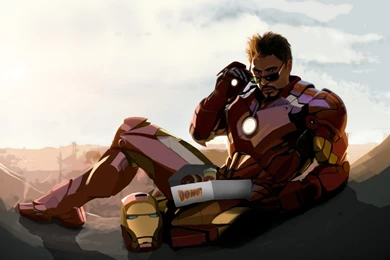 1920x1080 Tony Stark, Fan Art, Robert Downey Jr, Iron Man ...