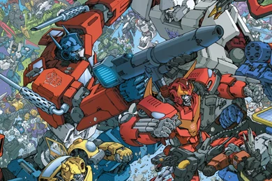 Transformers 2010 Panel New Comic Inside Cover Issue High ...