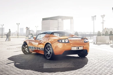 2012 Tesla Roadster Supercar D Wallpapers