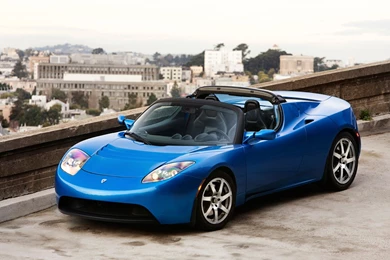 Tesla Roadster Sport Exotic Car Wallpapers