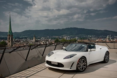 Tesla Roadster 2012 Widescreen Exotic Car Image