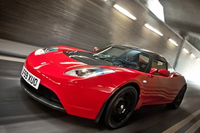 Tesla  Roadster UK  Version 2010 Electric Car Wallpapers 03 ...