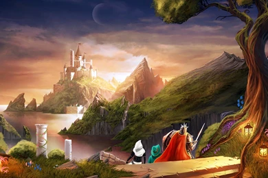 Trine 2 Heading For Castle Wallpapers