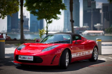 12 Quality Tesla Roadster Wallpapers, Cars