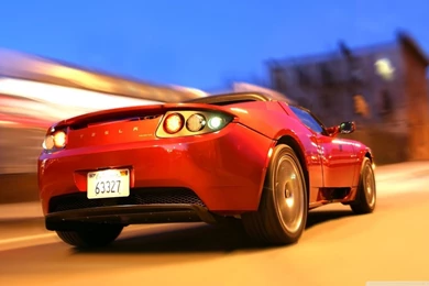 Tesla Roadster HD Desktop Wallpapers : Widescreen : High Definition ...
