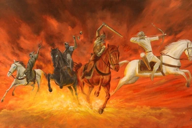 DeviantArt: More Like Four Horsemen By LazaroRuiz