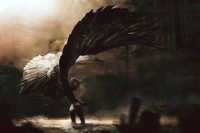 Angels Women Wings Dark Artwork 1920x1200 Wallpapers – Art Artwork ...