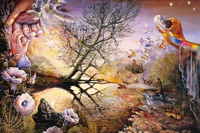 Mystical Fantasy Paintings Of Josephine Wall 1024x768 NO.10 ...